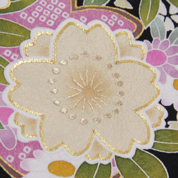 ✲豪華 刺繍 お振り袖 豪華振袖 駒刺繍 流水花文 金彩 三越扱い 逸品 正絹 成人式