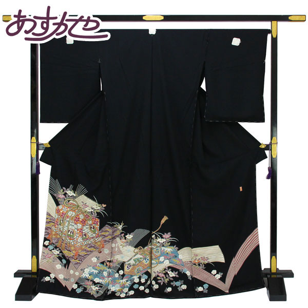 着物 本加賀友禅伝統工芸品 黒留袖 森村加泉作 至宝興 あすかや [商品 