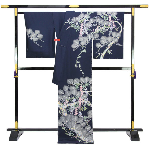 着物 伝統工芸品 本場 加賀友禅 訪問着 松井眞夫作 松と藤 あすかや