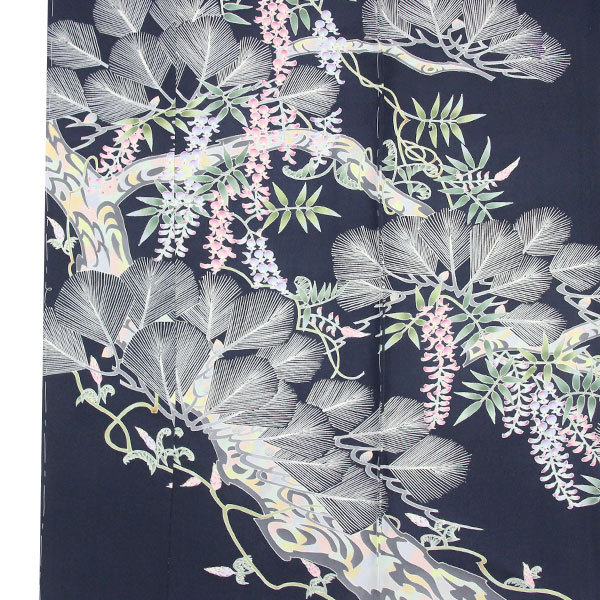 着物 伝統工芸品 本場 加賀友禅 訪問着 松井眞夫作 松と藤 あすかや