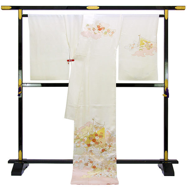 着物 皇室作家 藤井寛 最高級 訪問着 フォーマル用 一昼夜菊楓桜満幕