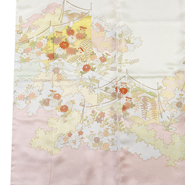 着物 皇室作家 藤井寛 最高級 訪問着 フォーマル用 一昼夜菊楓桜満幕