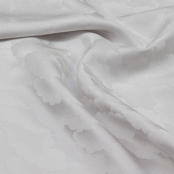 反物 皇室献上本舗謹製 登録 壽光織 京の名匠 藤井 寛 色無地 共八掛付