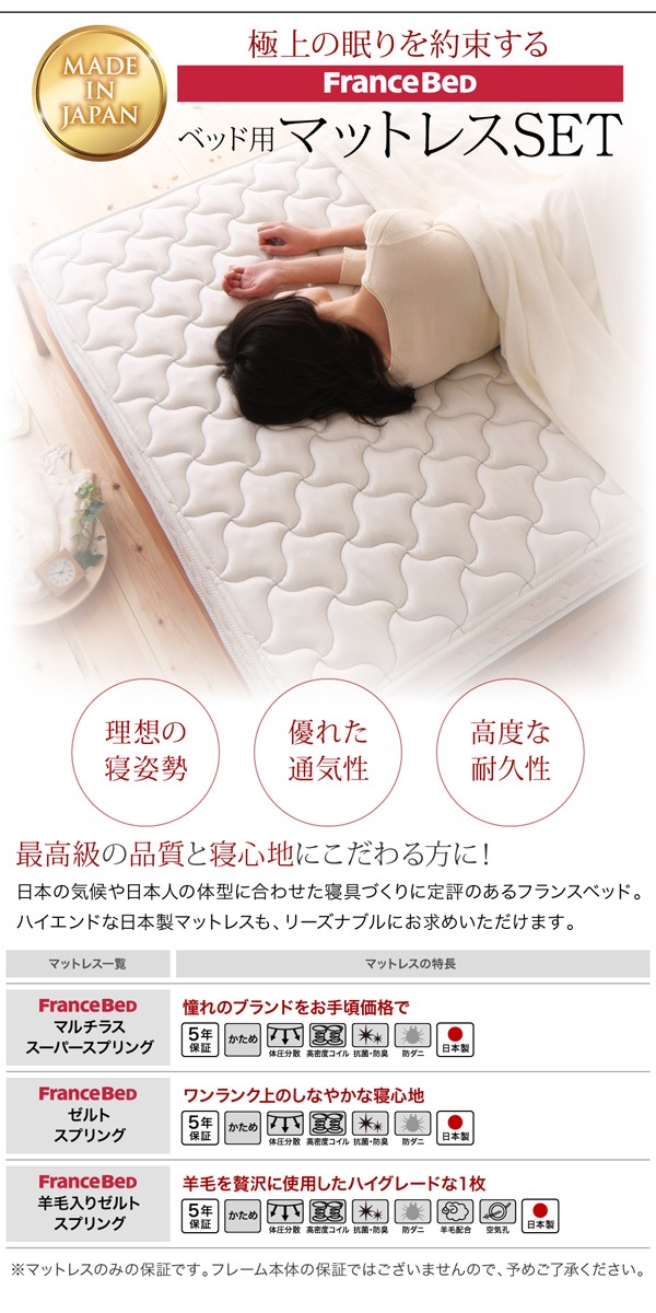 ベッド 開閉タイプが選べる跳... : 寝具・ベッド・マットレス セミダブル 定番高品質