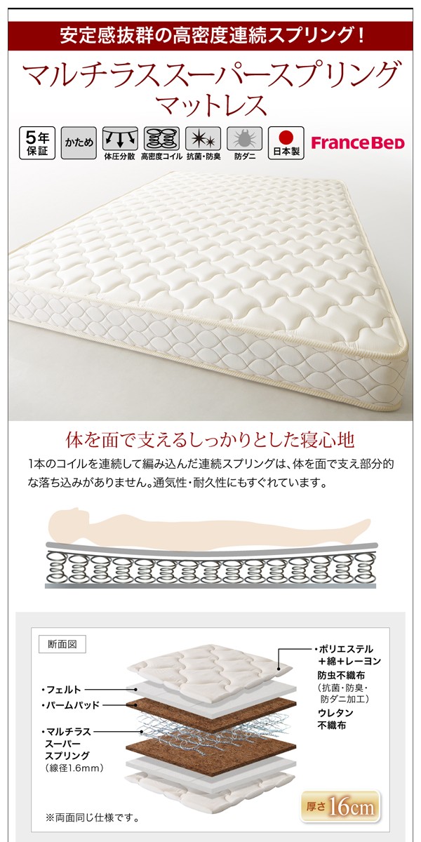 ベッド モダンライト... : 寝具・ベッド・マットレス キング ロータイプ 新作超特価