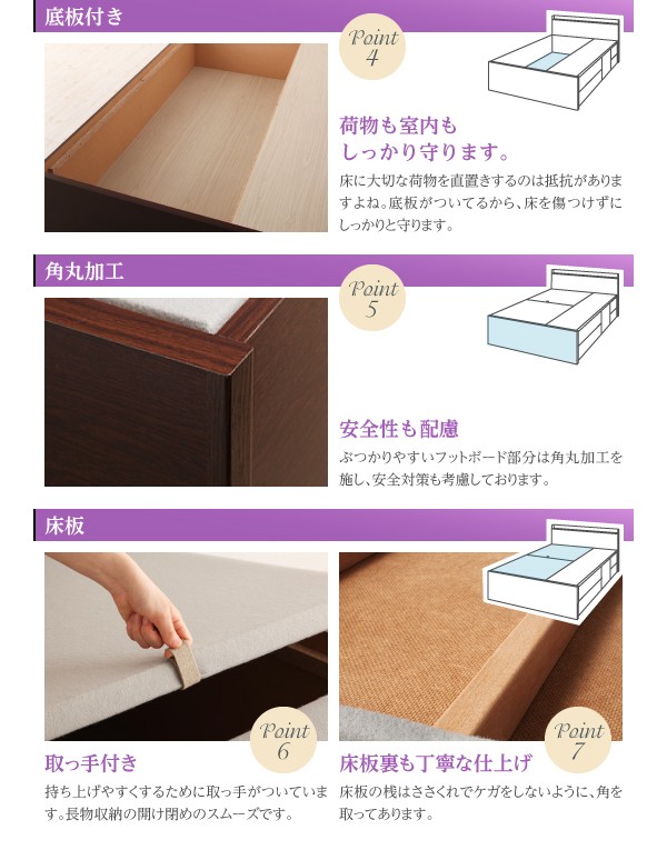 ベッド 日本製_棚コンセント... : 寝具・ベッド・マットレス セミダブル 人気が高い