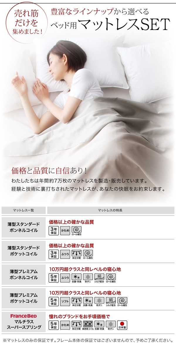 ベッド 通気性抜群_ガス圧... : 寝具・ベッド・マットレス セミシングル 超歓迎特価
