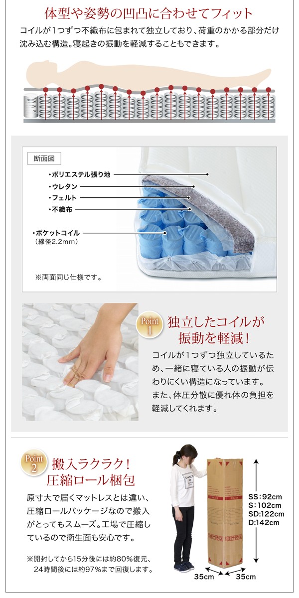 即納高品質 ベッド 国産 コンセ... : 寝具・ベッド・マットレス ダブル ロータイプ 低価限定品