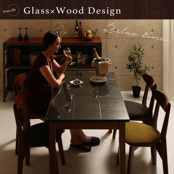 ダイニング ガラスと... : 家具・インテリア ダイニングテーブル 格安正規品