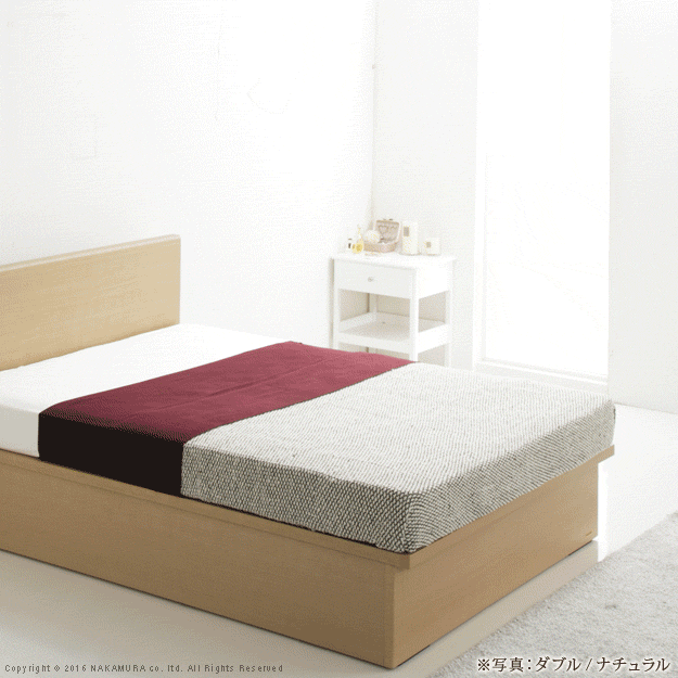 フランスベッド ダブル フラットヘッドボ... : 寝具・ベッド・マットレス : フランスベッド 得価高品質
