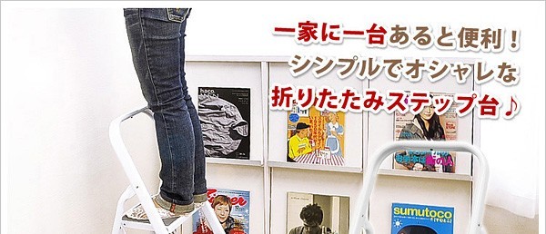 折りたたみ式踏み台「イーステップ」2段タイプ