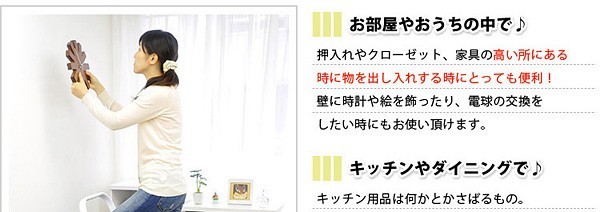 折りたたみ式踏み台【イーステップ】3段タイプ