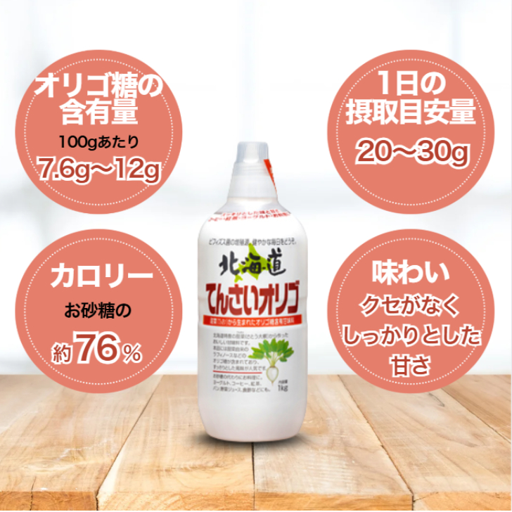加藤美蜂園本舗 北海道てんさいオリゴ 1kg 8本 セット オリゴ糖