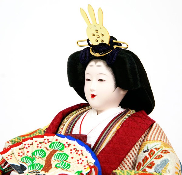 ひな人形 雛人形 ひな人形 雛 平飾り 親王飾り 鎌倉彫 h243-ss-38g-30c