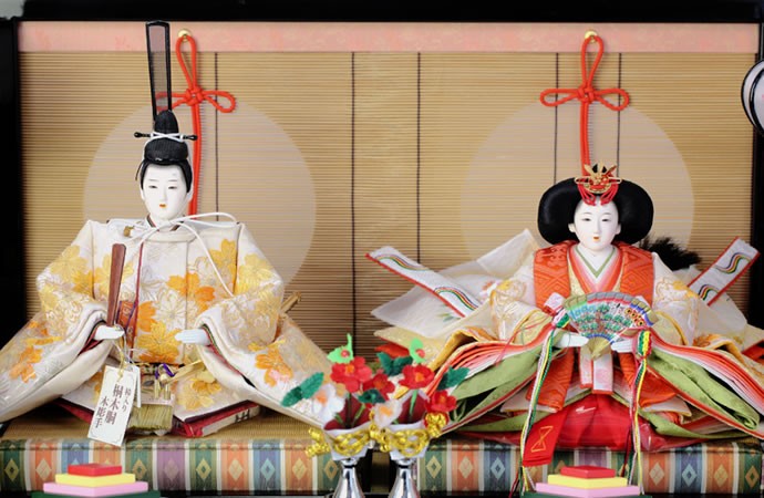 雛人形 ひな人形 雛 平飾り 親王飾り 小出松寿作 宮廷乃雅 有職御雛