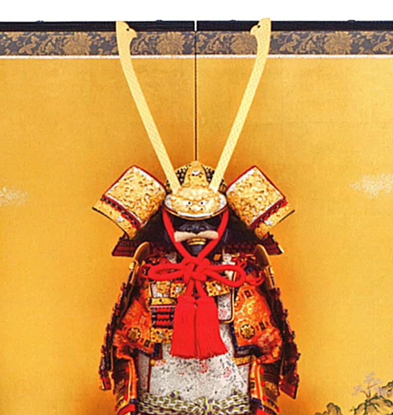 ◇ 甲冑15号大鎧飾り 平安一水作 東京久月監製 ◇ 大型 個人出品 ◇ 久月 五月人形 鎧平飾り 鎧飾り 平安一水作 本金箔押 黒小札正絹赤糸縅
