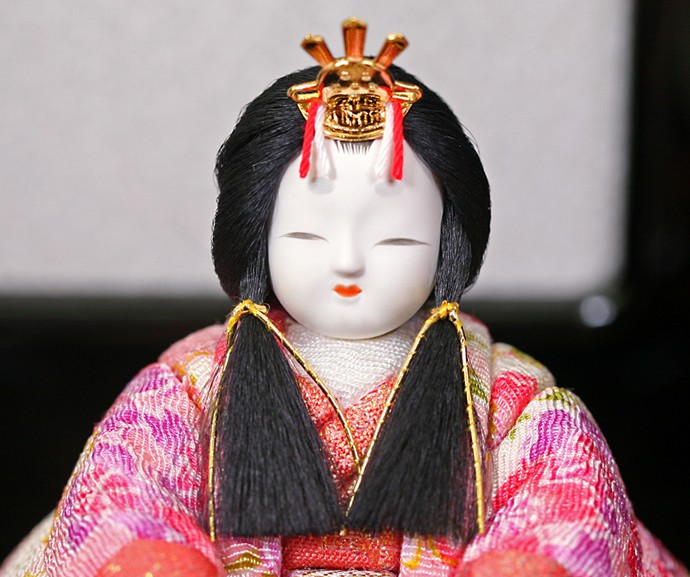 一秀 雛人形 ひな人形 雛 収納飾り 五人飾り 木目込み人形 一秀作 安土
