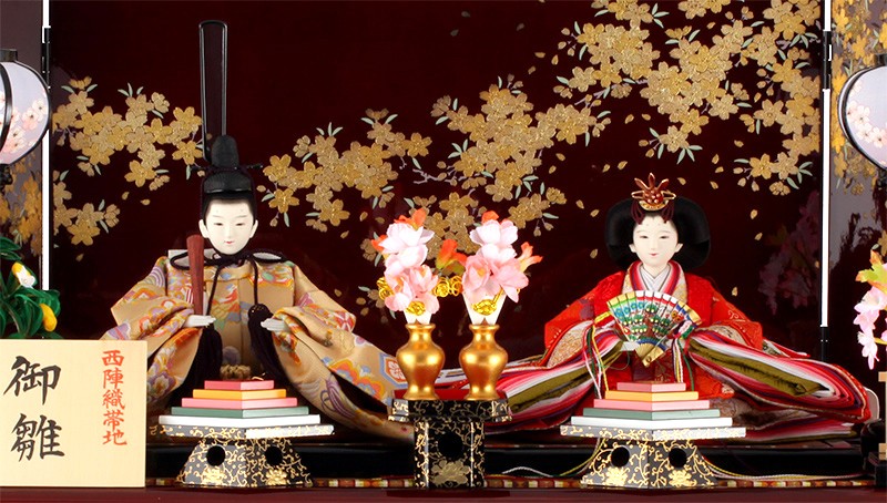 雛人形 ひな人形 雛 コンパクト収納飾り 親王飾り 津田蓬生作 熊倉聖祥