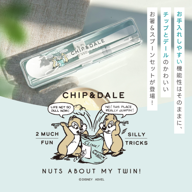 箸スプーン コンビ セット CD25 アスベル ディズニー チップ デール