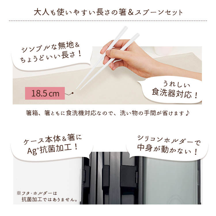 コンビ セット Cランタス アスベル ASVEL LUNTUS 携帯 箸 スプーン 女子 女性 弁当箱  ギフト | アスベル | 03