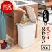 ゴミ箱 おしゃれ キッチン 臭わない 密閉 プッシュ スリム 30リットル アスベル 分別 30L 30l 大容量 蓋付き 資源ゴミ ごみ箱 関連画像1