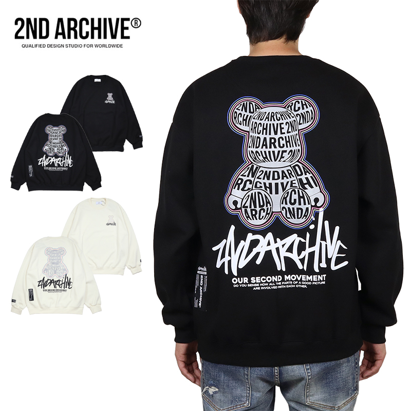 【並行輸入品】セカンドアーカイブ トレーナー 2ND ARCHIVE スウェット トップス メンズ レディース ブランド 大きいサイズ おしゃれ |  | 01