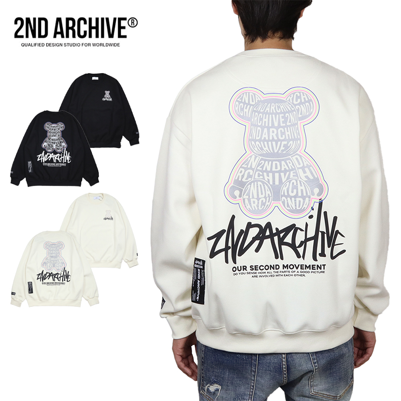 【並行輸入品】セカンドアーカイブ トレーナー 2ND ARCHIVE スウェット トップス メンズ レディース ブランド 大きいサイズ おしゃれ |  | 02
