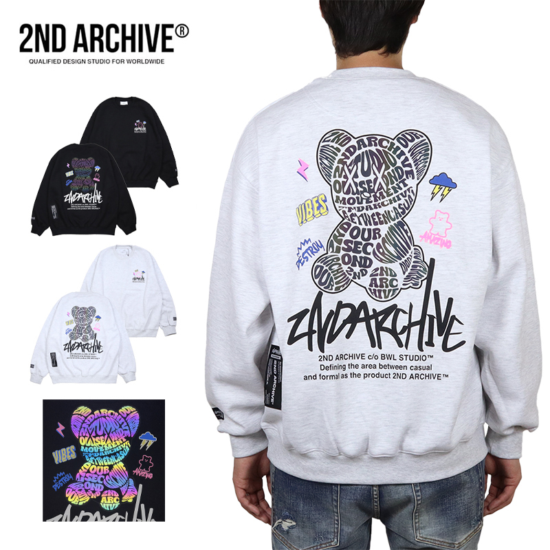 【並行輸入品】セカンドアーカイブ トレーナー 2ND ARCHIVE スウェット トップス メンズ レディース ブランド 大きいサイズ おしゃれ |  | 02