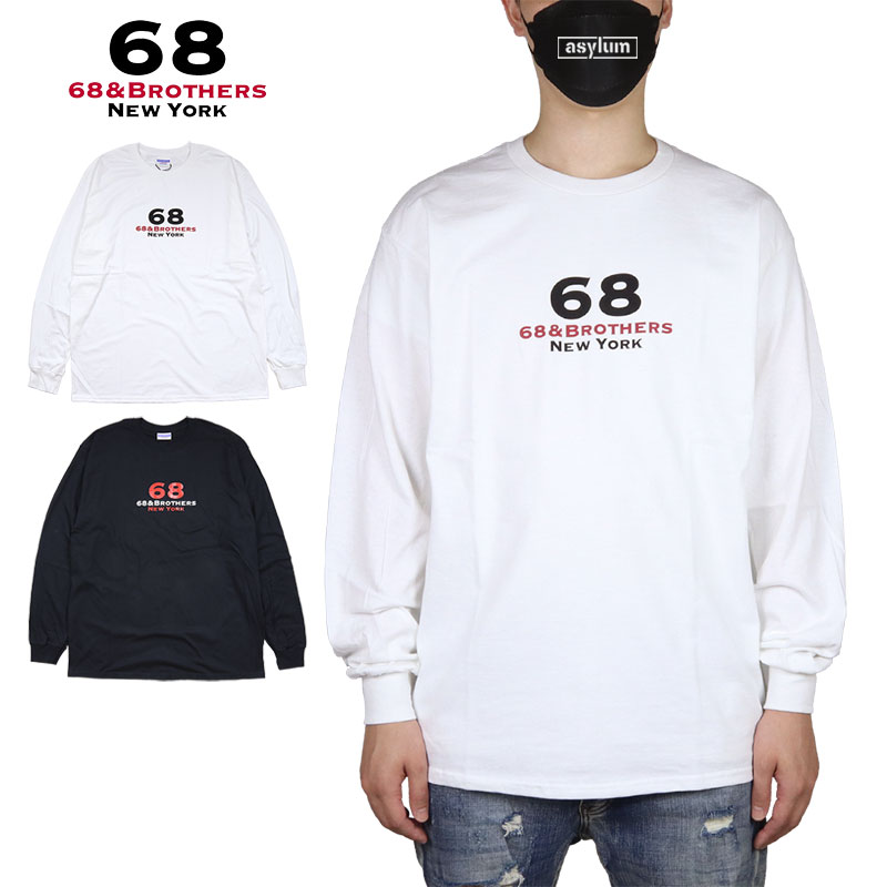 68&BROTHERS ロンT 68アンドブラザーズ Tシャツ 長袖 メンズ 