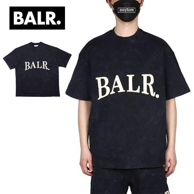 BALR. ブラック トレーナー BALR. ボーラー スウェット メンズ THE CLUB BOX FIT CREWNECK