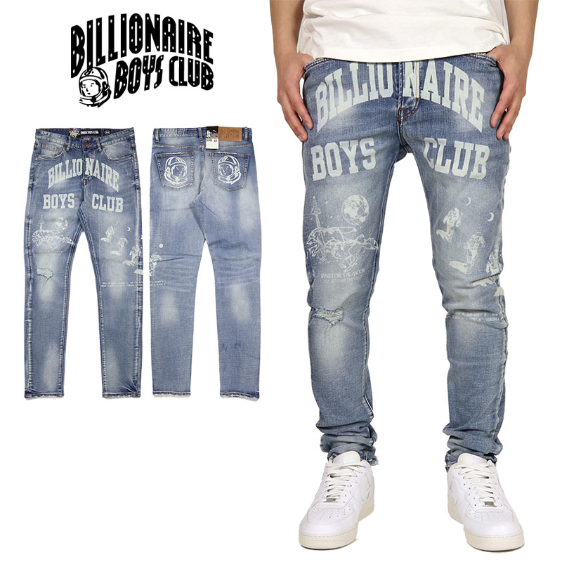 ビリオネアボーイズクラブ デニムパンツ BILLIONAIRE BOYS CLUB ジーンズ Gパン メンズ ブランド 大きいサイズ おしゃれ｜asylum｜02