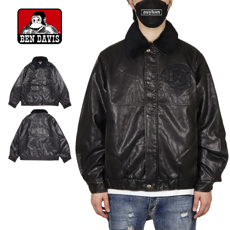 BEN DAVIS ベンデイビス レザー ジャケット XL BEN DAVIS（ベンデイビス） レザージャケット メンズ レディース