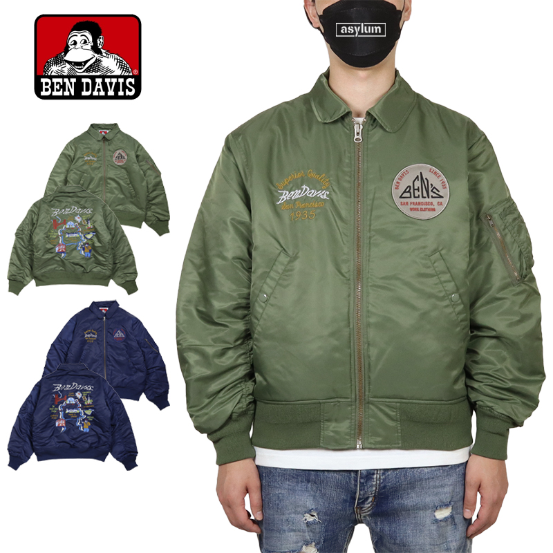 BEN DAVIS（ベンデイビス） ボンバージャケット フライト キルティング