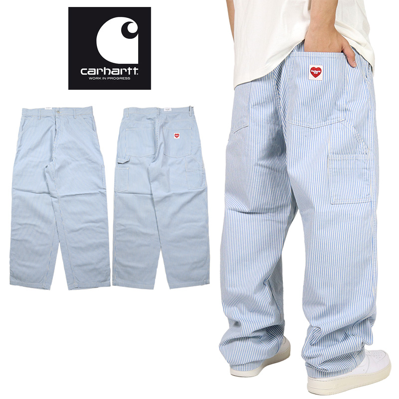 カーハート WIP ワークパンツ CARHARTT WIP ペインター ヒッコリー メンズ ブランド 大きいサイズ