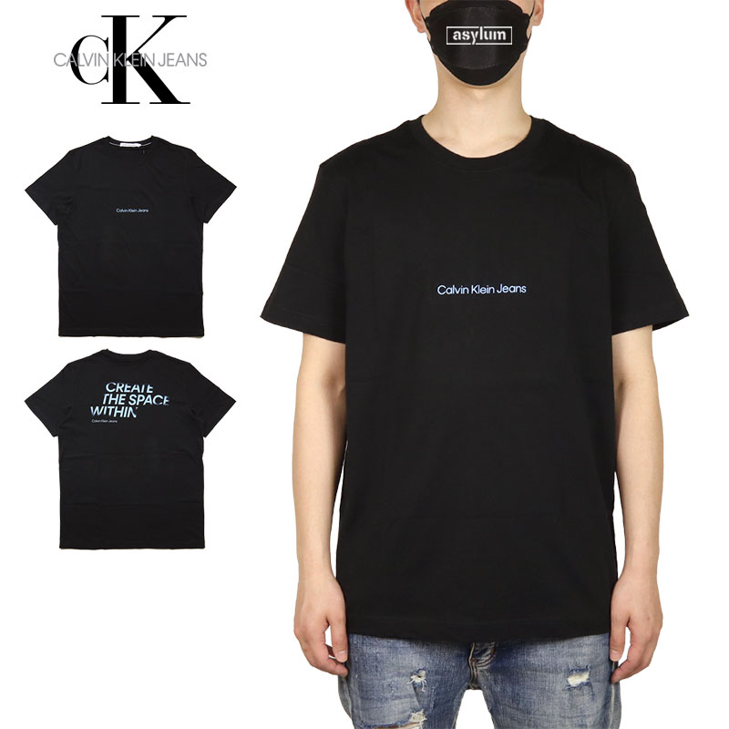 カルバンクライン ジーンズ Tシャツ CALVIN KLEIN JEANS 半袖Tシャツ CKジーンズ メンズ レディース ブランド 大きいサイズ おしゃれ 綿100% 黒｜asylum｜02