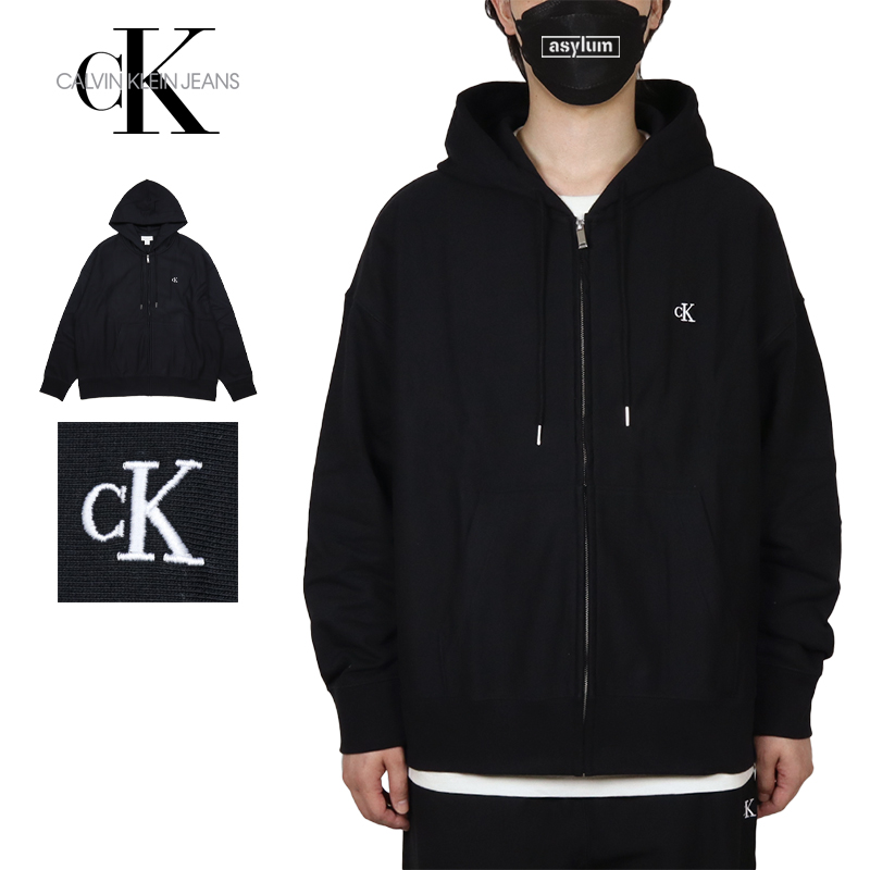カルバンクライン パーカー（ジップ、ボタン：ジップアップ）の