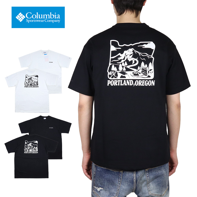 コロンビア Tシャツ COLUMBIA 半袖 トップス メンズ レディース ブランド 大きいサイズ おしゃれ 黒 白 吸湿速乾 ドライ 紫外線カット | Columbia | 02
