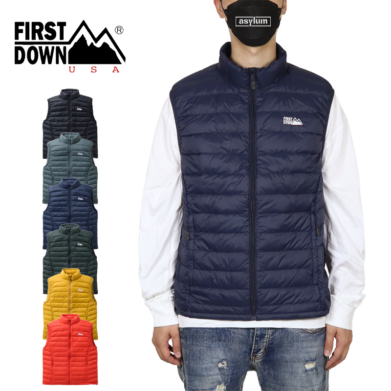 ファーストダウン ダウンベスト FIRST DOWN ジャケット アウター メンズ レディース アウトドア ブランド 大きいサイズ 黒 | FIRST DOWN | 03