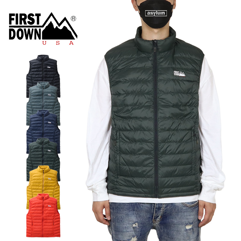 ファーストダウン ダウンベスト FIRST DOWN ジャケット アウター メンズ レディース アウトドア ブランド 大きいサイズ 黒 | FIRST DOWN | 04