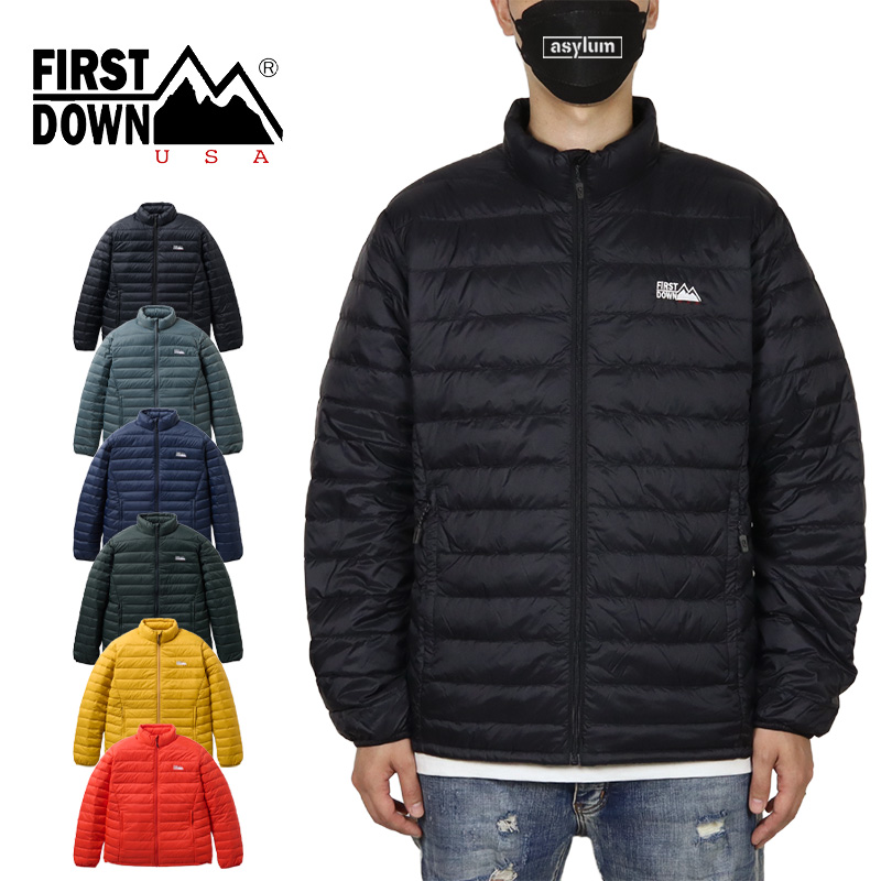 ファーストダウン ダウンジャケット FIRST DOWN アウター メンズ レディース アウトドア ブランド 大きいサイズ 黒 | FIRST DOWN | 01