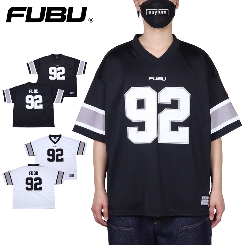 FUBU フブ フットボールシャツ ゲームシャツ HIPHOP ストリート FUBU（フブ） FUBU Tシャツ 半袖 ゲームシャツ トップス メンズ