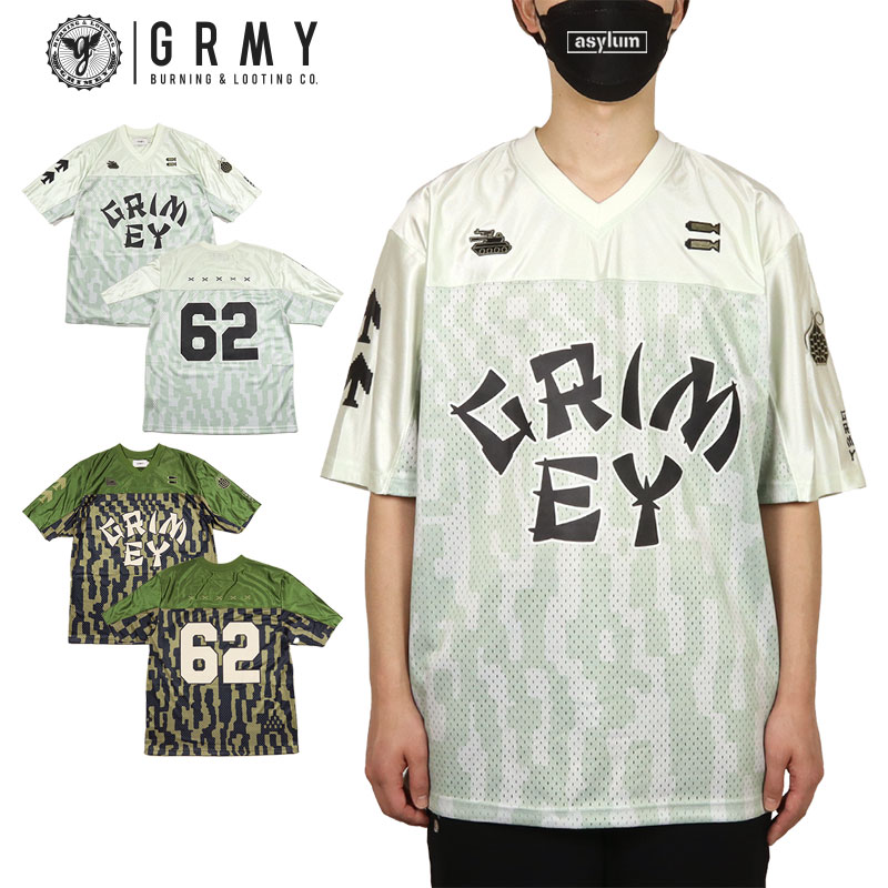 GRIMEY セール開催中 グライミー Tシャツ 半袖 フットボール