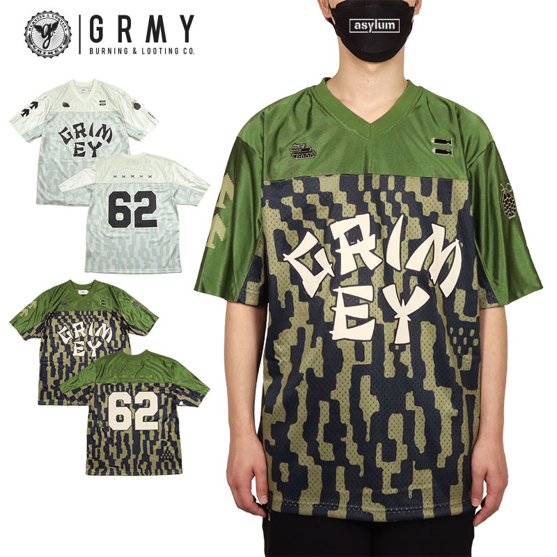 GRIMEY セール開催中 グライミー Tシャツ 半袖 フットボール