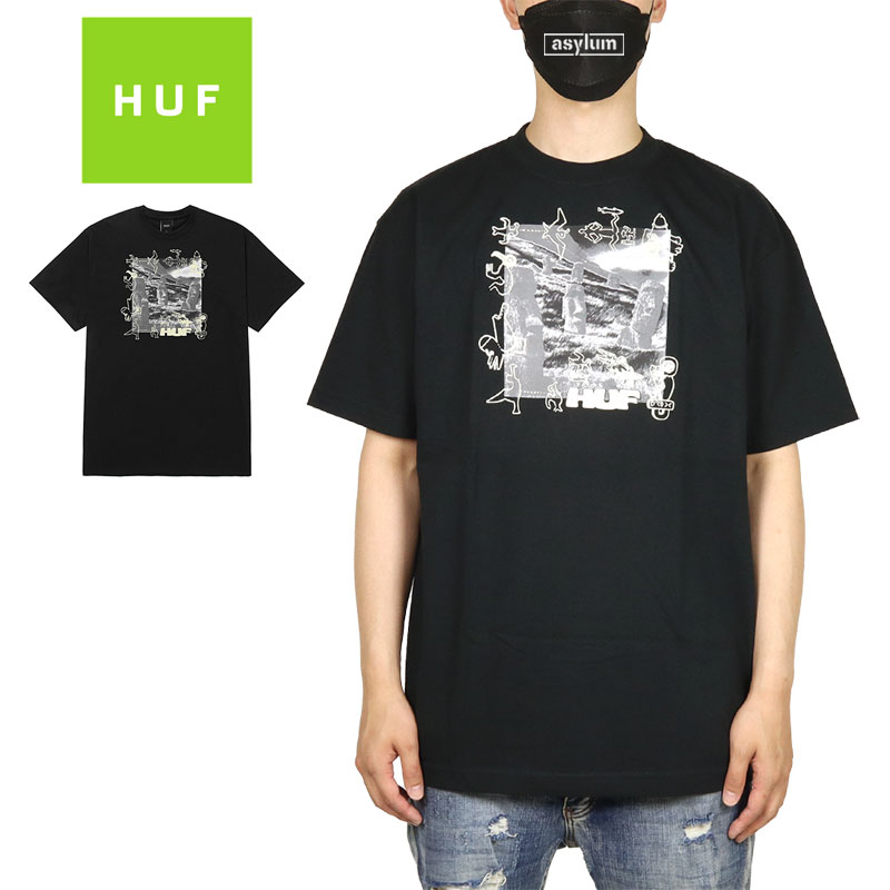 HUF Tシャツ ハフ 半袖 綿100% メンズ レディース ブランド 大きいサイズ おしゃれ おすすめ 人気 黒 huf23ss024｜asylum｜02