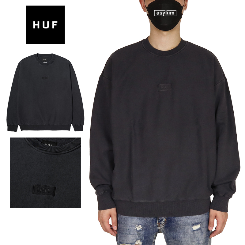 セール開催中 HUF トレーナー ハフ スウェット メンズ レディース ブランド 大きいサイズ おしゃれ おすすめ 人気 ブラック 黒 M L XL  : huf24aw001 : ASYLUM - 通販 - Yahoo!ショッピング