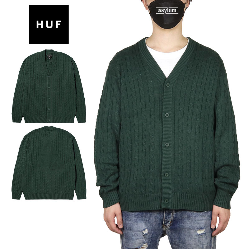 HUF（ハフ） カーディガン ニット セーター メンズ レディース