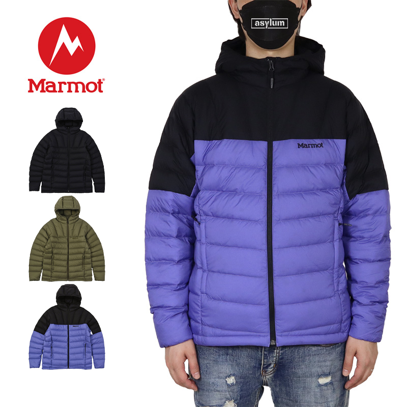 ジャケット・アウター marmot Different materials puff hoodie Marmot（マーモット） 爆買 ダウンジャケット アウター フーディー