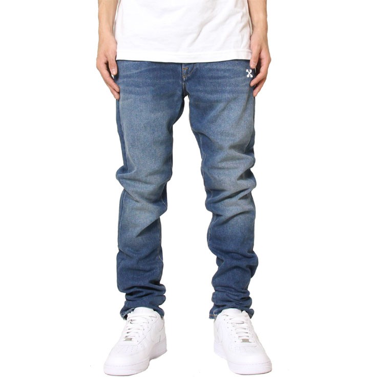 Off-White c/o Virgil Abloh Denim Slim Jeans Diag Pocket in Black for Men Mens Clothing Jeans Slim jeans Save 32% 
