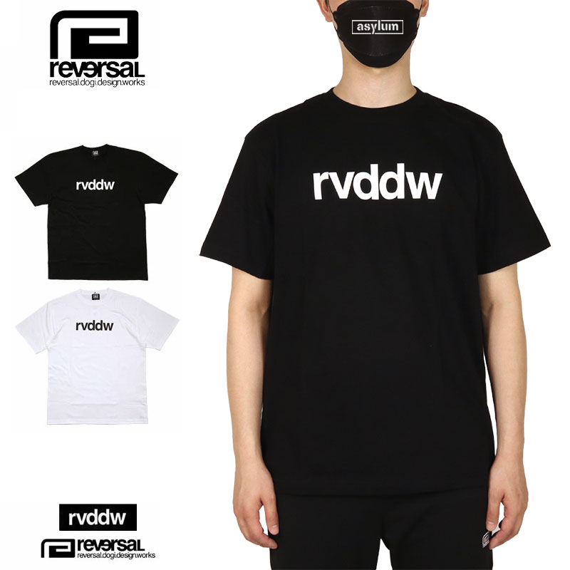 リバーサル Tシャツ reversal 半袖Tシャツ rvddw メンズ レディース ブランド コットン 綿100% 大きいサイズ おしゃれ 黒 白 rvbs051｜asylum｜02