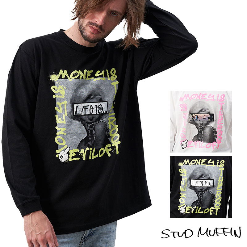 スタッドマフィン ロンT STUD MUFFIN Tシャツ 長袖 メンズ レディース